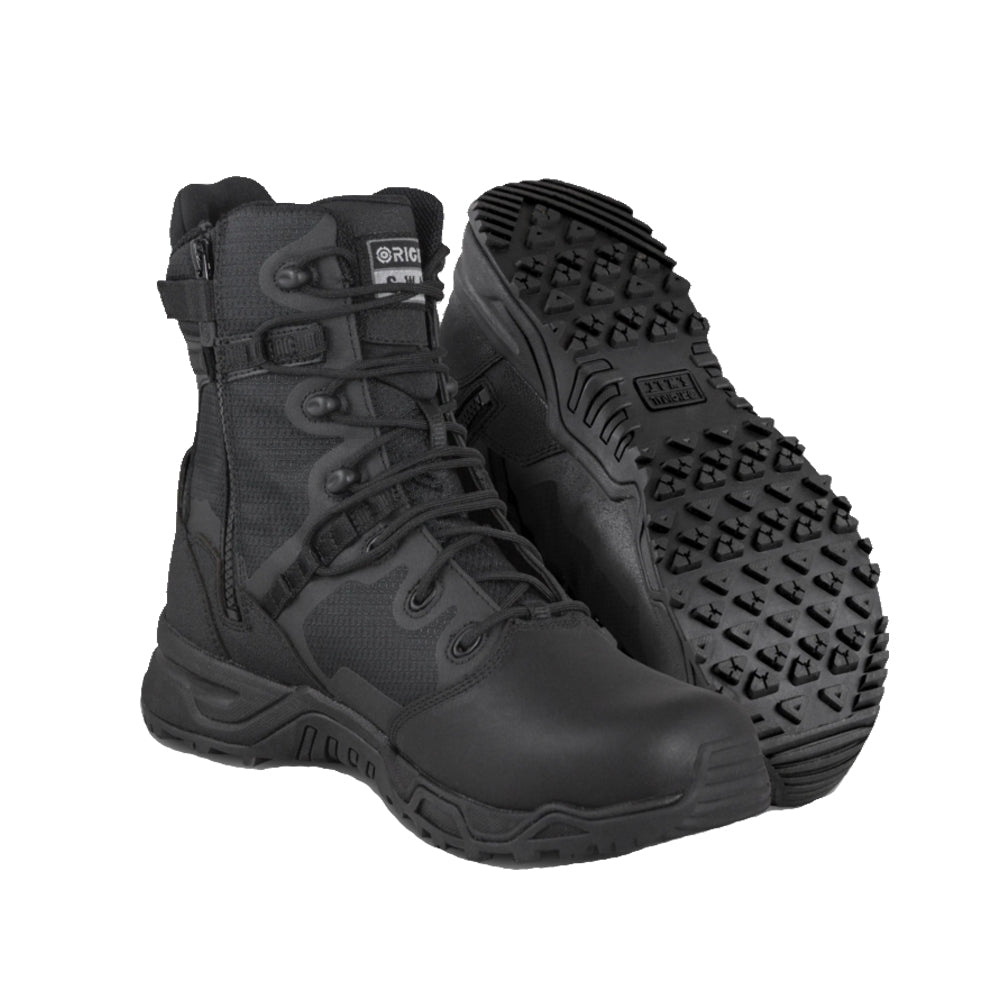 186401 BOTA ORIGINAL SWAT ALPHA FURY 2.0 8"  PUNTA PULIBLE CON CIERRE NEGRA MARCA SWAT
