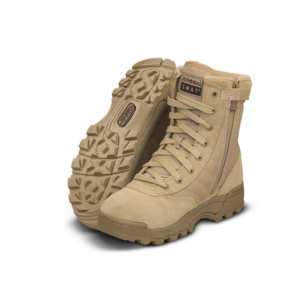 115202 BOTA ORIGINAL SWAT CLASICA TAN CON CIERRE